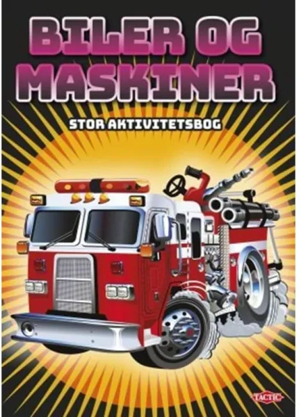 Tactic Autot ja koneet suuri aktiviteettikirja (96 sivua)