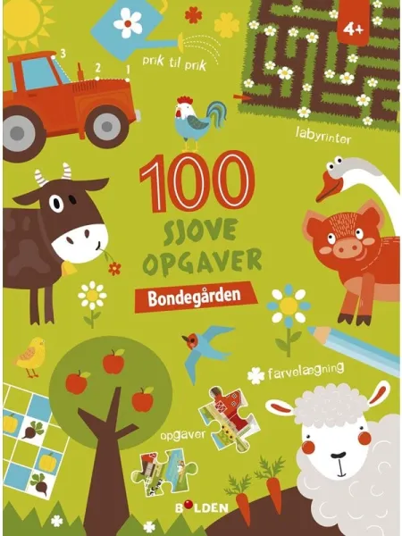 100 hauskaa tehtävää: Maatila (4-vuotiaasta alkaen) - Hobby - pehmeäkantinen