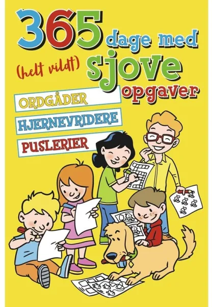 365 päivää hauskoja tehtäviä - Lastenkirja - pehmeäkantinen